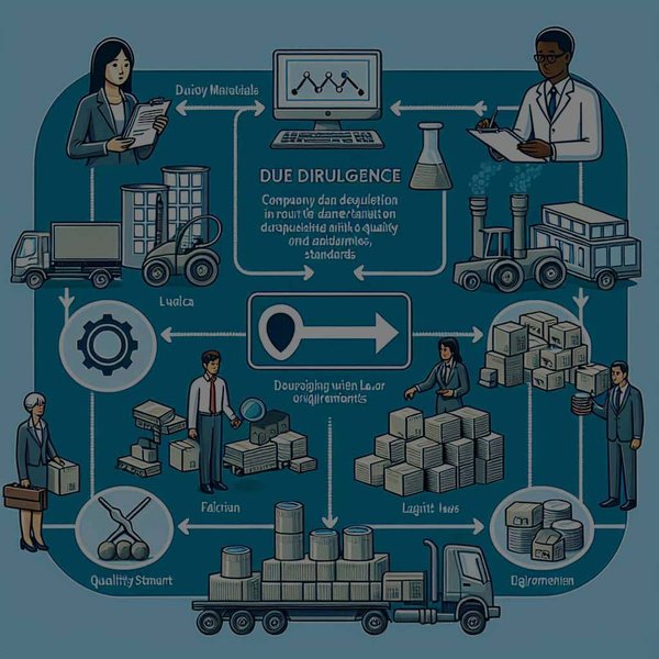 Comment une entreprise peut-elle se conformer aux normes de due diligence en matière de chaîne d'approvisionnement?